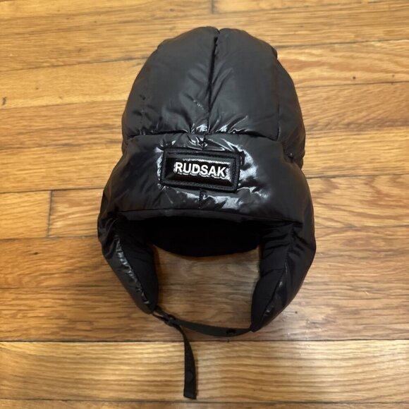 Rudsak Unisex Mavis Puffer Black Winter Aviator Hat One Size main image 6